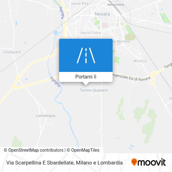 Mappa Via Scarpellina E Sbardellate