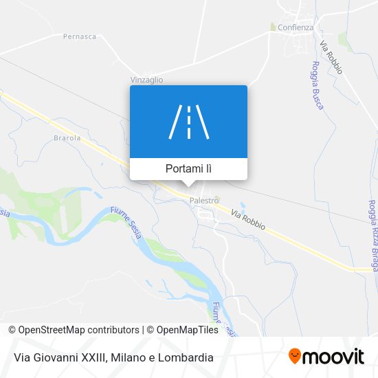 Mappa Via Giovanni XXIII