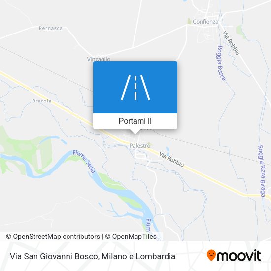 Mappa Via San Giovanni Bosco