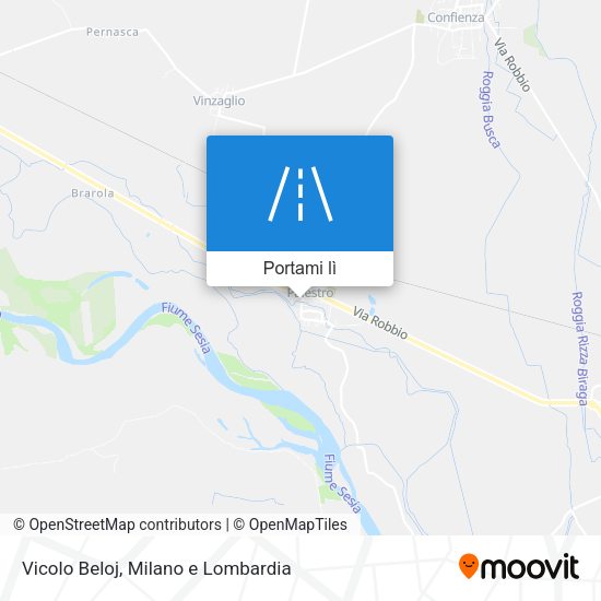 Mappa Vicolo Beloj