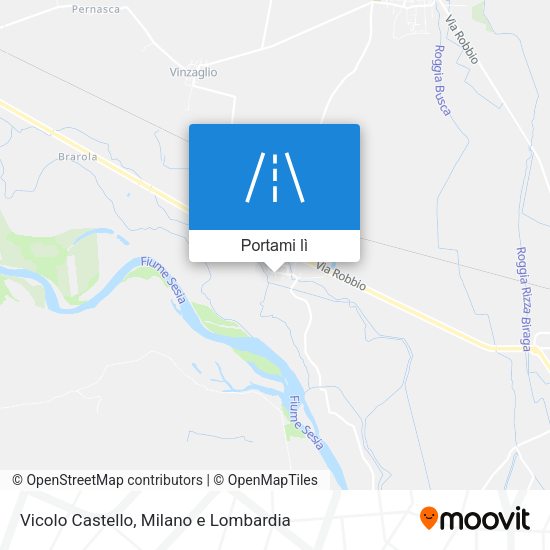 Mappa Vicolo Castello