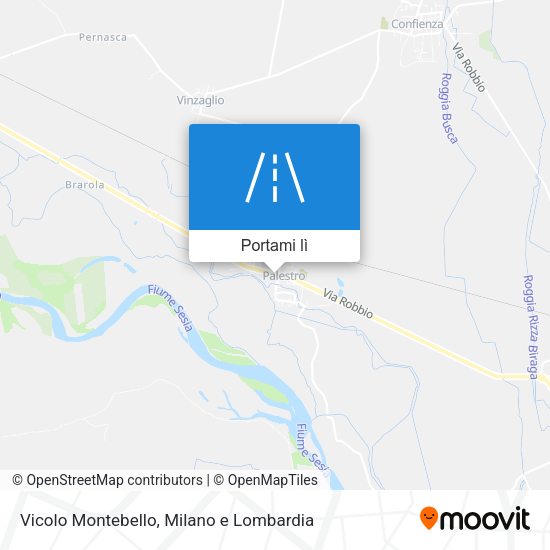 Mappa Vicolo Montebello