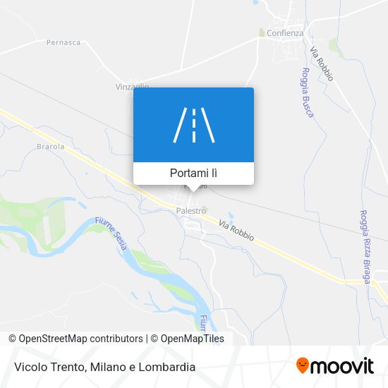 Mappa Vicolo Trento