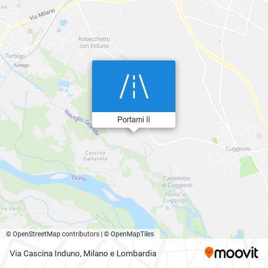 Mappa Via Cascina Induno