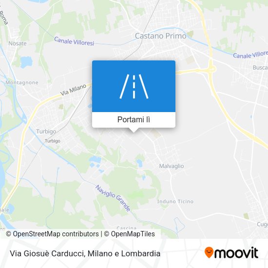 Mappa Via Giosuè Carducci
