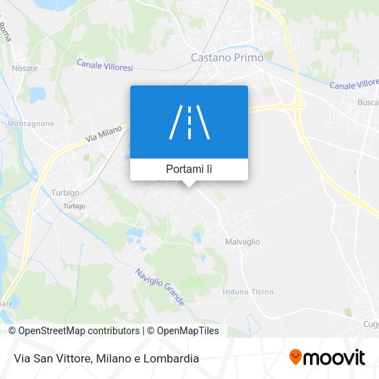 Mappa Via San Vittore
