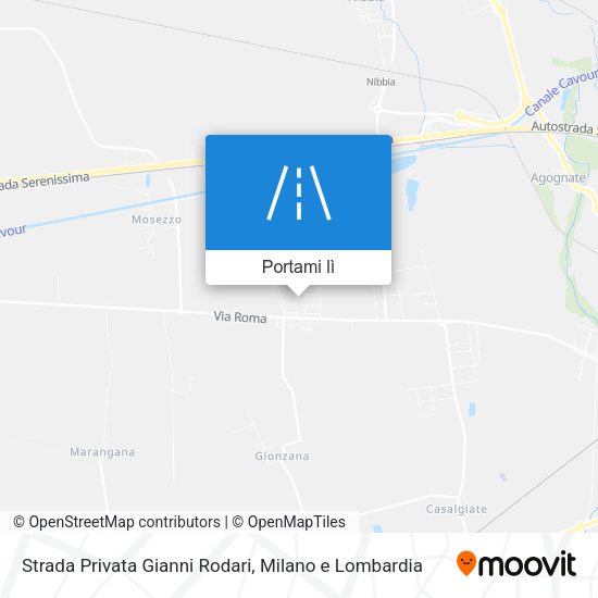 Mappa Strada Privata Gianni Rodari