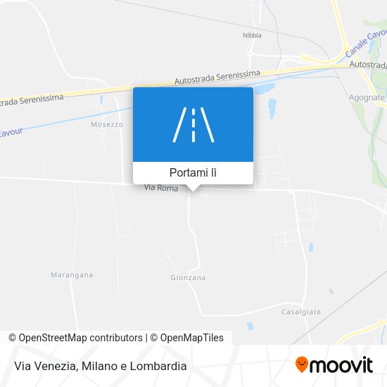 Mappa Via Venezia
