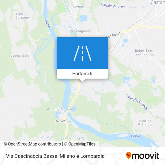 Mappa Via Cascinaccia Bassa