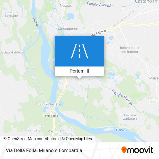 Mappa Via Della Folla