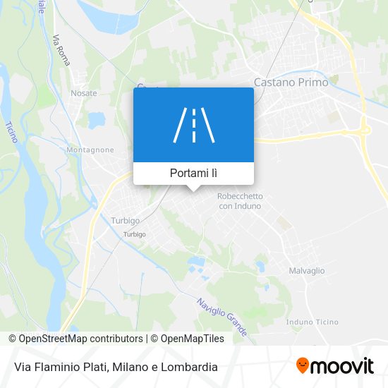Mappa Via Flaminio Plati