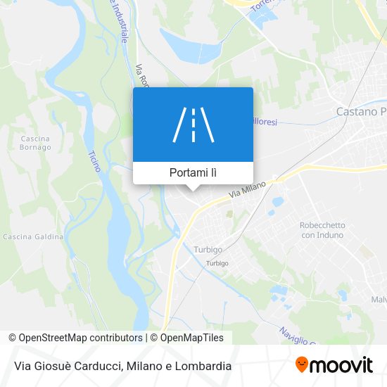 Mappa Via Giosuè Carducci