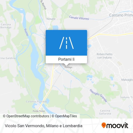 Mappa Vicolo San Vermondo