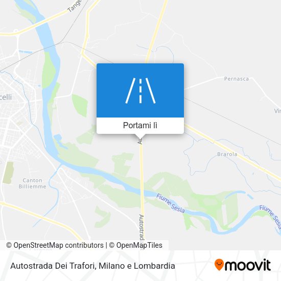 Mappa Autostrada Dei Trafori