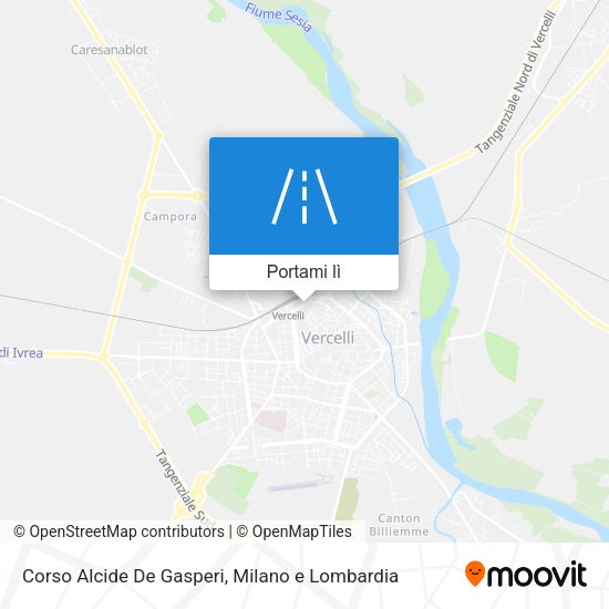 Mappa Corso Alcide De Gasperi