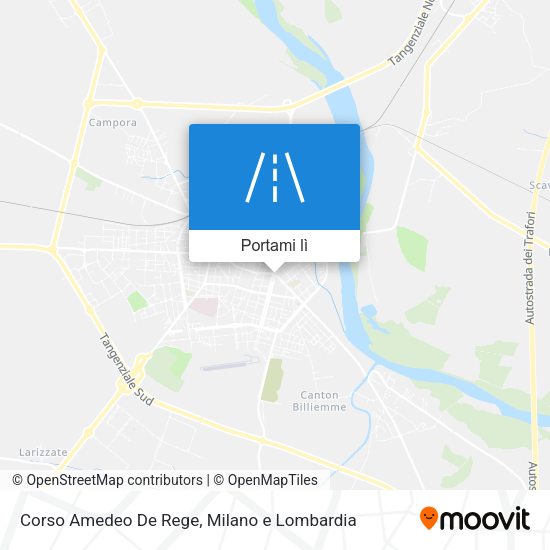 Mappa Corso Amedeo De Rege