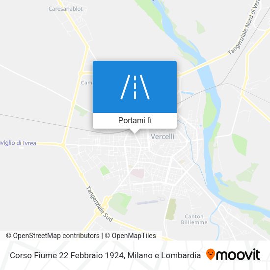 Mappa Corso Fiume 22 Febbraio 1924
