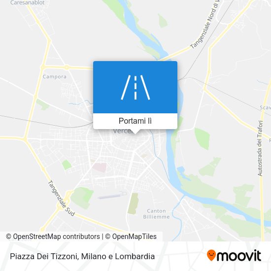 Mappa Piazza Dei Tizzoni