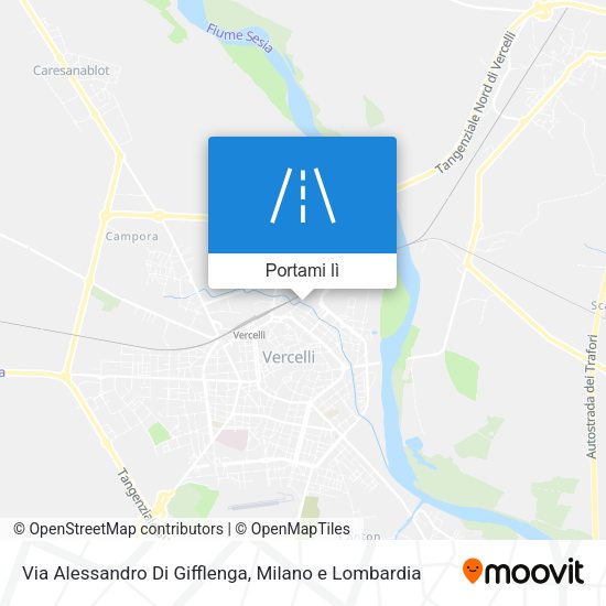 Mappa Via Alessandro Di Gifflenga