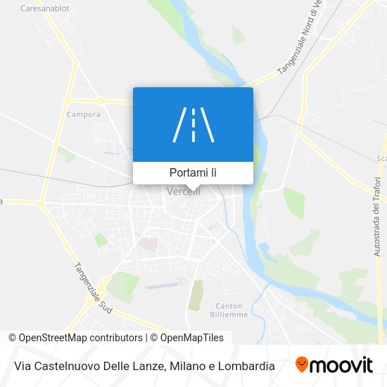 Mappa Via Castelnuovo Delle Lanze