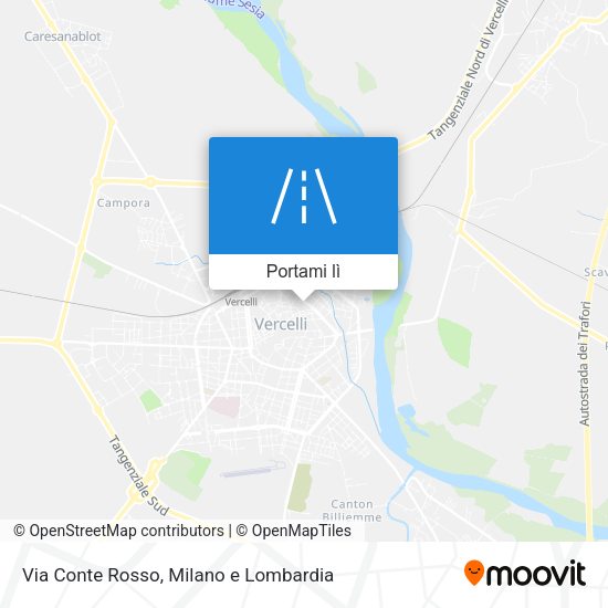 Mappa Via Conte Rosso