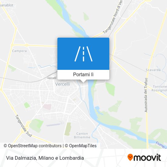 Mappa Via Dalmazia