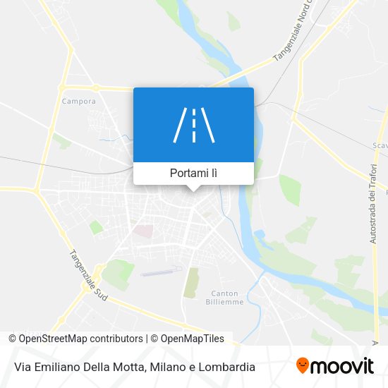 Mappa Via Emiliano Della Motta