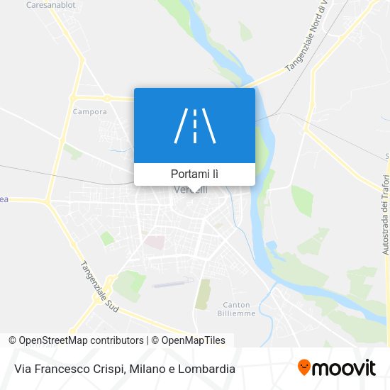 Mappa Via Francesco Crispi