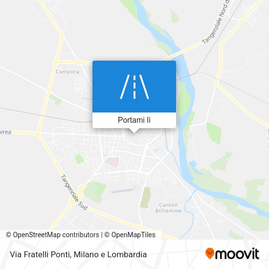 Mappa Via Fratelli Ponti