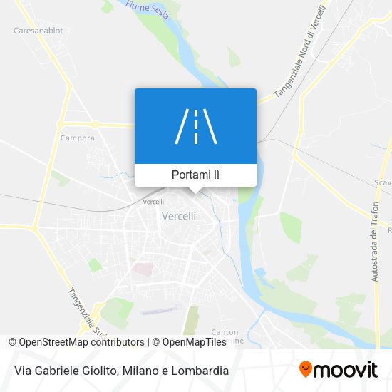Mappa Via Gabriele Giolito