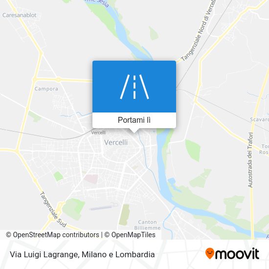 Mappa Via Luigi Lagrange