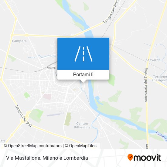 Mappa Via Mastallone
