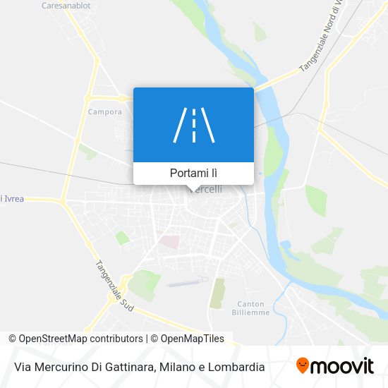 Mappa Via Mercurino Di Gattinara