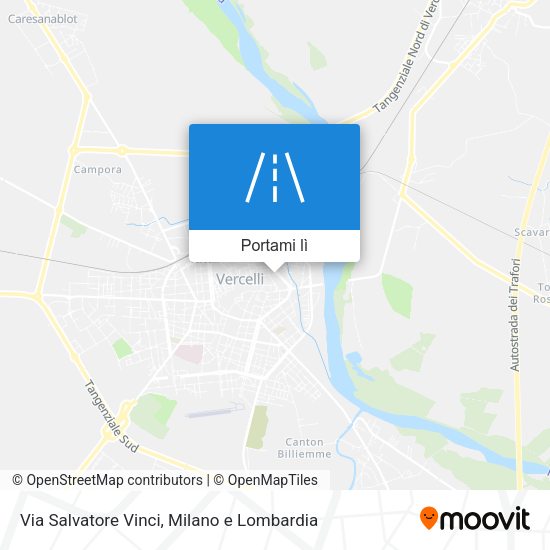 Mappa Via Salvatore Vinci