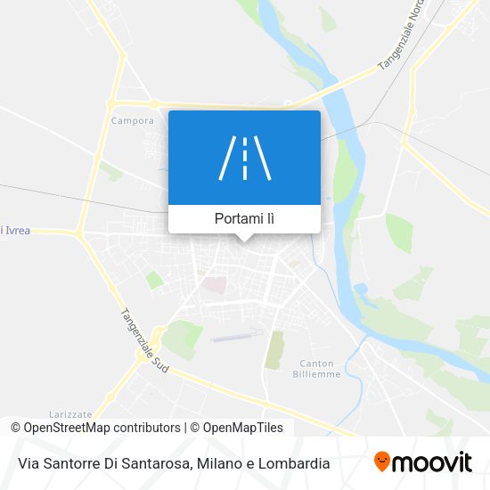 Mappa Via Santorre Di Santarosa