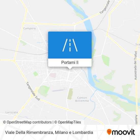 Mappa Viale Della Rimembranza