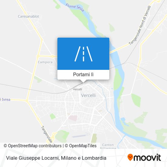 Mappa Viale Giuseppe Locarni