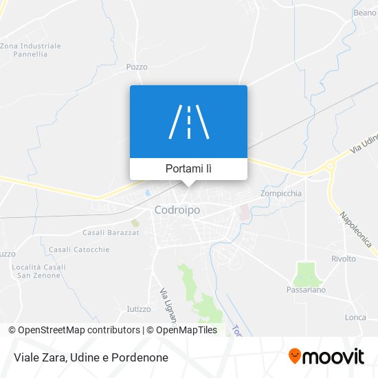 Mappa Viale Zara