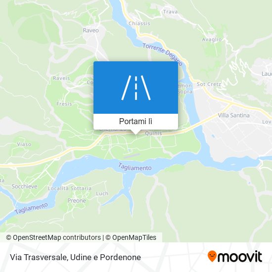 Mappa Via Trasversale