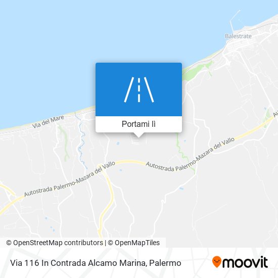 Mappa Via 116 In Contrada Alcamo Marina