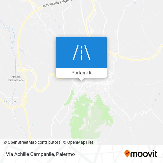 Mappa Via Achille Campanile