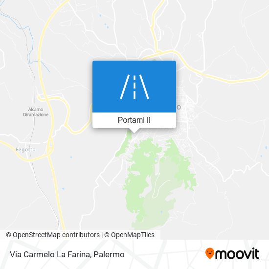 Mappa Via Carmelo La Farina