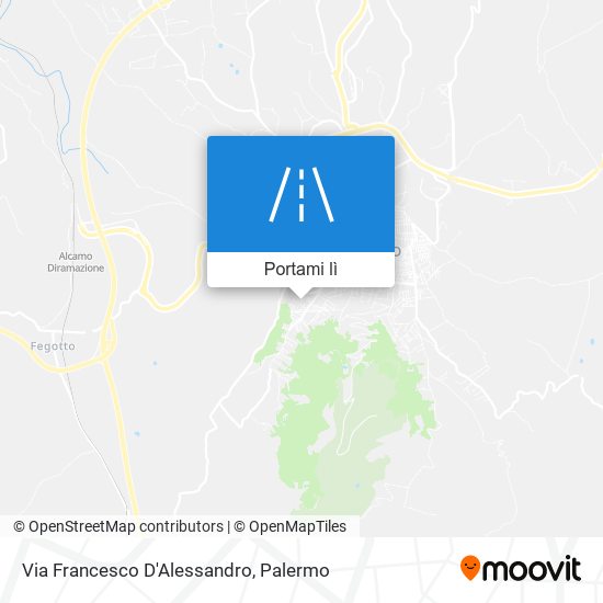 Mappa Via Francesco D'Alessandro
