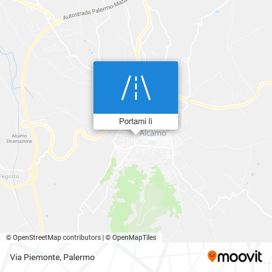 Mappa Via Piemonte