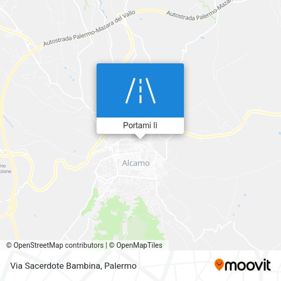 Mappa Via Sacerdote Bambina
