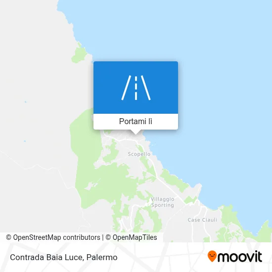 Mappa Contrada Baia Luce
