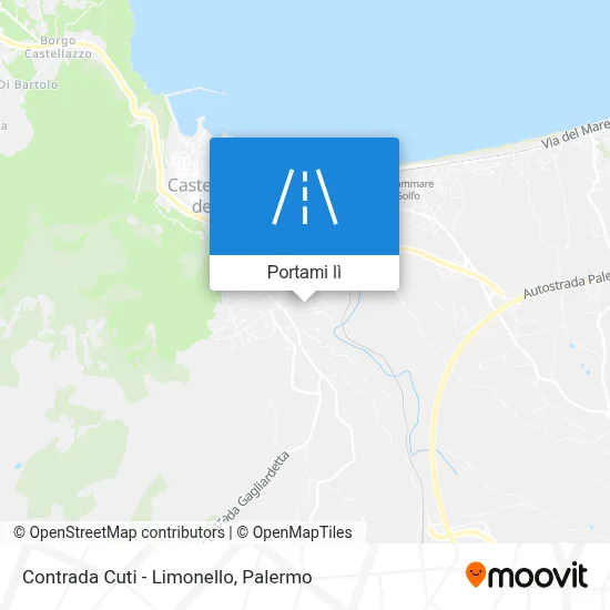 Mappa Contrada Cuti - Limonello