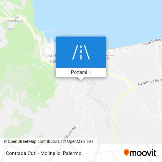 Mappa Contrada Cuti - Molinello