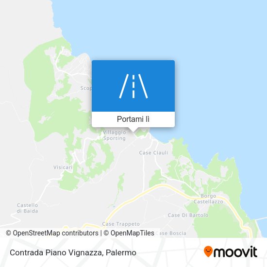 Mappa Contrada Piano Vignazza