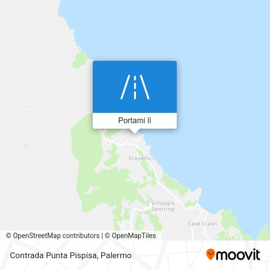 Mappa Contrada Punta Pispisa